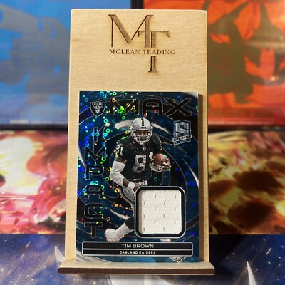 2023 Panini Spectra Tim Brown Max Impact Blue Neon 07/60 Raiders