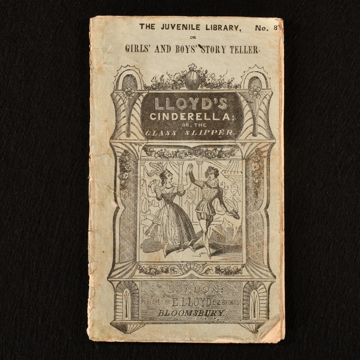 c1810 Lloyd's Cinderella Glass Slipper Juvenile Library Illus Very
