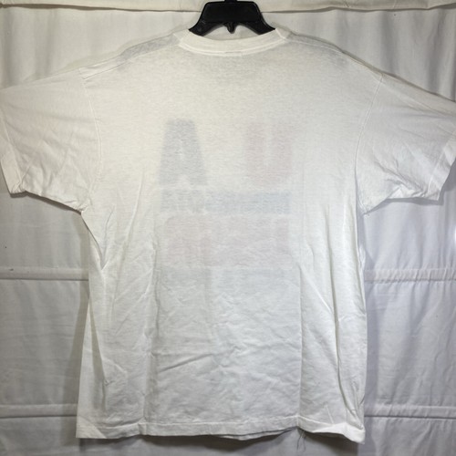 T-shirt vintage SSS Gorbaciov visite Minnesota USA 1990 USSR colloqui di pace muro di Berlino - Foto 9 di 11