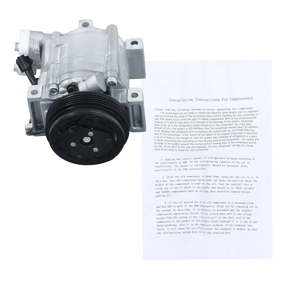 Compresor de aire acondicionado con embrague Subaru Impreza 2008 2009-2014 2,5 L H4 CO 11227C Foto 4 de 4