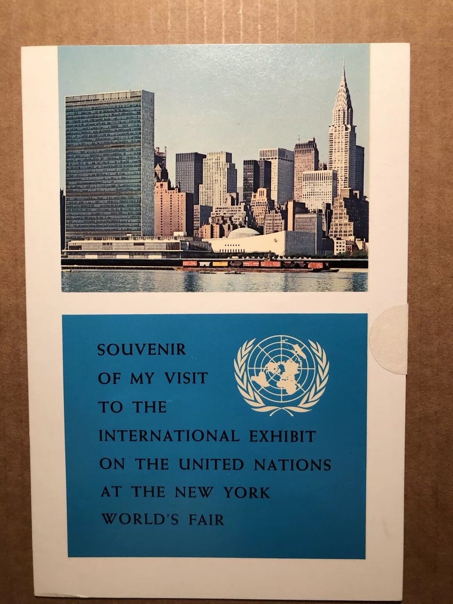 5 DIFFERENT UNITED NATIONS SPECIAL SOUVENIR FOLDERS FROM 1964-1995