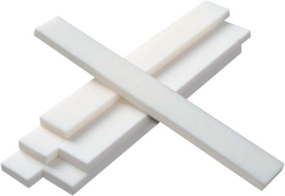 Pack of 6 Bone Guitar Bridge Saddle Blanks for Acoustic, Classical 80x3x10mm