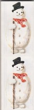 Gifted Line John Grossman Holiday Snowmen Stickers - 2 Sheets 4 Stickers 