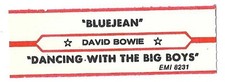 Jukebox Title Strip - David Bowie: 