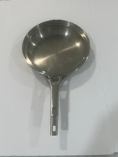 Calphalon Premier Space Saving Stainless Fry Pan With Lid Cover 1390 10" 25.4Cm