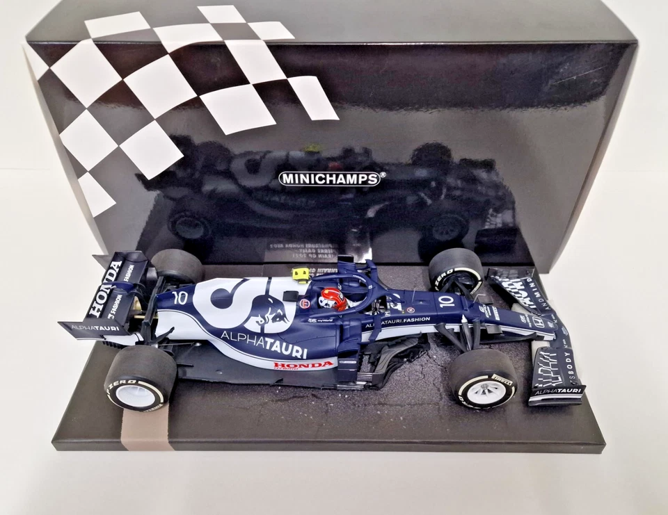 MODELLINO AUTO 1:18 MINICHAMPS F1 ALPHATAURI HONDA AT02 P. GASLY BAHRAIN GP 2021 - Immagine 4 di 4