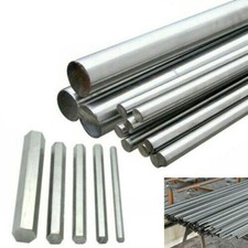 304 Stainless Steel Round Rod Hex Bar 125mm-500mm Solid Metal Shaft 3mm 5mm-14mm