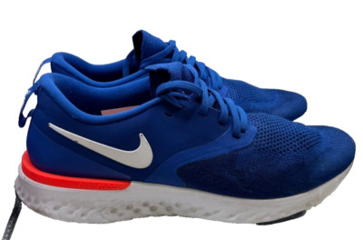 Nike Odyssey React Flyknit 2 Blue Force Mens Running Sneakers Size 10