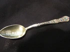 Gorham Sterling Silver Demitasse Spoon Vermeil Enamel “7 L 3” 4 3/8”