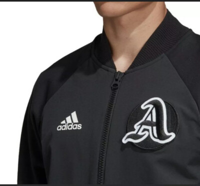 Adidas Jacket M VRCT Jacket Zip Up Black Men's Size XL