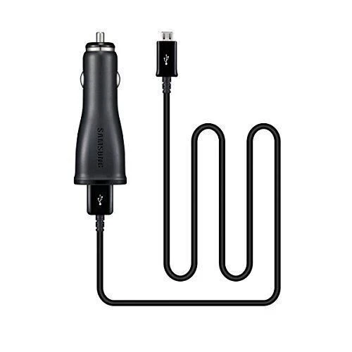 Samsung OEM Adaptive Fast USB Car Charger Power Adapter w/ Micro USB Cable Black - Image 2 of 3