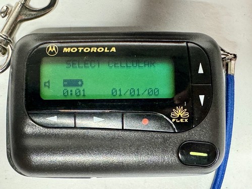 MOTOROLA ADVISOR GOLD FLEX 4 LINE ALPHANUMERIC PAGERS - Tested & Working - Afbeelding 2 van 6