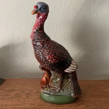 Vintage 1970’s Austin Nichols “Wild Turkey & Poult” Liquor Decanter #4 In Series
