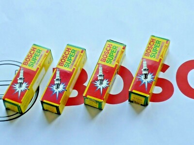 1 Satz = 4 Stück original BOSCH FR7LDC Zündkerzen set of spark plugs NEU OVP NOS