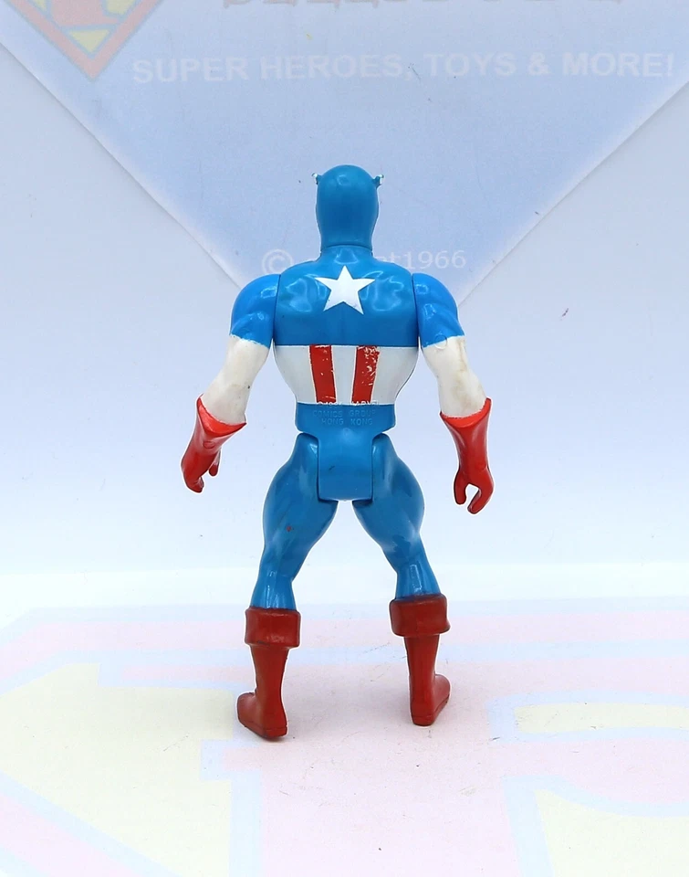 Mattel Secret Wars Captain America w/Shield Vintage 1984 Original Action Figure - Image 3 of 4
