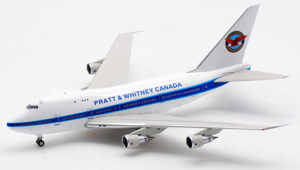 INFLIGHT 1:200 PRATT &WHITNEY CANADA Boeing B747SP Diecast