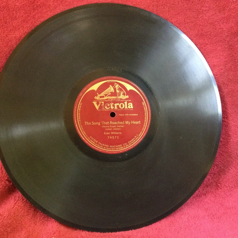 VICTROLA  74571  THE SONG THE REACHED MY HEART   12" 78 RECORD  SINGLE SIDE EX — 第 2/3 张图片