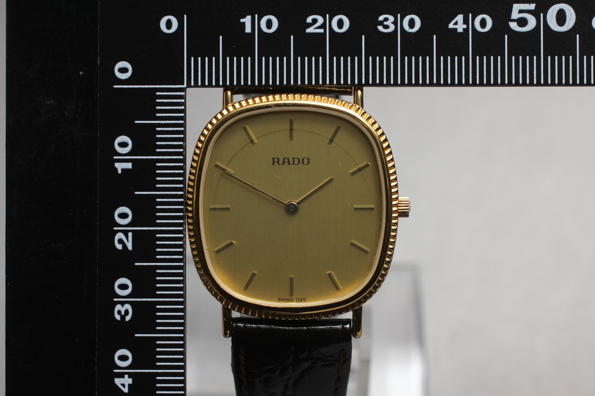 Vintage [Exc+5] Rado 204.3610.2 Gold Dial Swiss Quartz