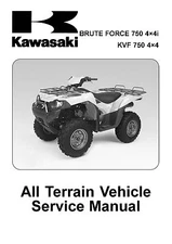 Kawasaki service manual 2005, 2006 & 2007 BRUTE FORCE 750 4×4i KVF 750 4X4