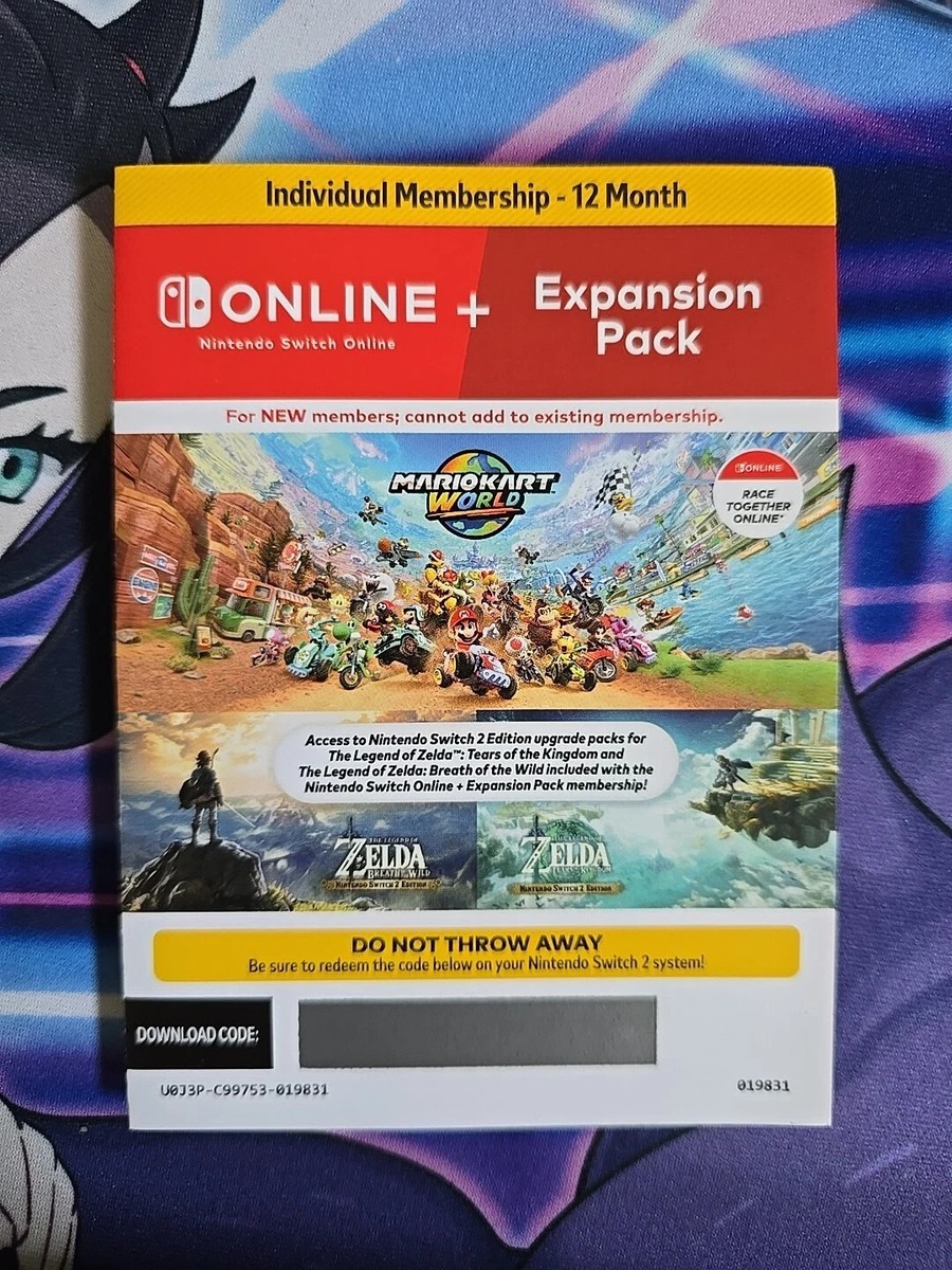 Expansion Pack Add To Family Plan Nintendo 12 Months Nintendo