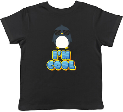 I'm Cool Pinguin Kinder Kids T-Shirt Jungen Mädchen Geschenk