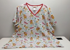 Rudolph The Red Nosed Reindeer Scrub Top 2X