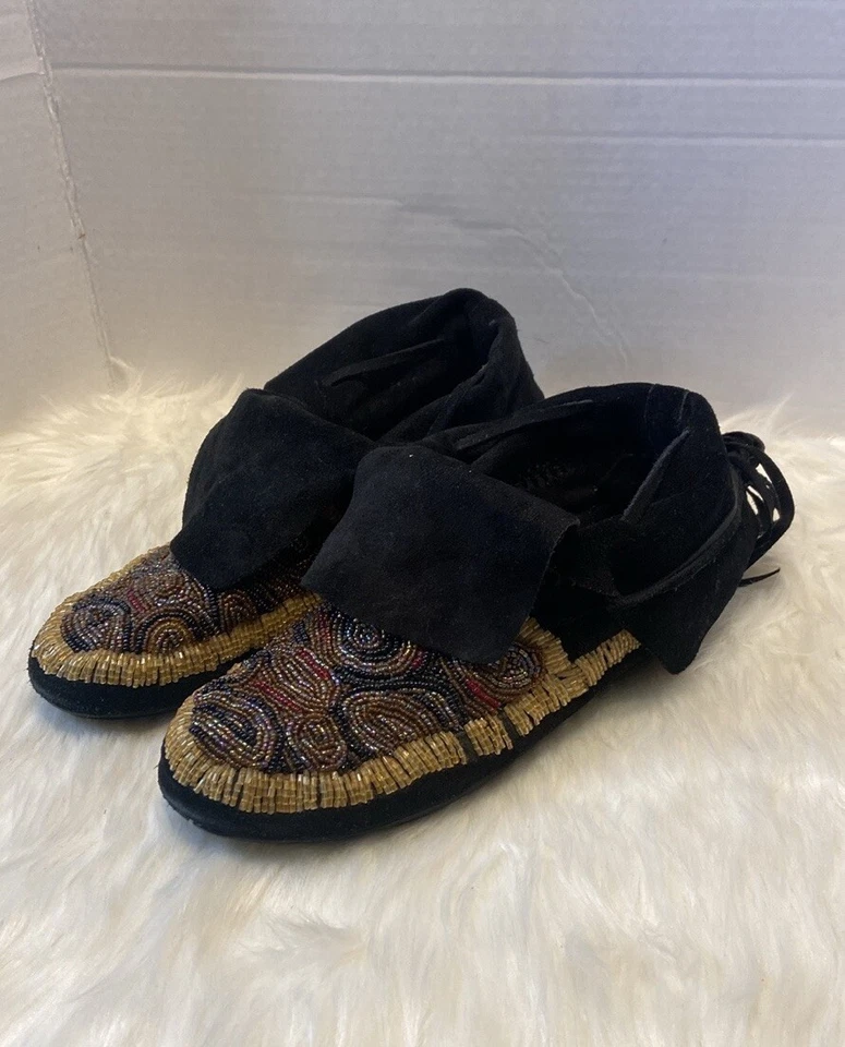 Mocasín House of Harlow Mallory en negro talla 7,5 Foto 2 de 4