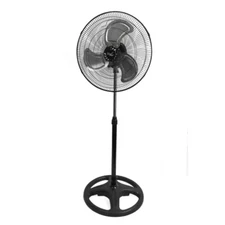 18 in. Adjustable Height 3 speed Oscillating Pedestal Industrial Heavy Duty Fan
