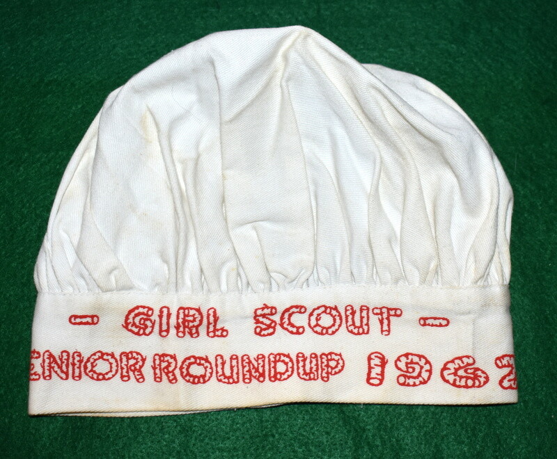 VINTAGE GIRL SCOUT - 1962 GIRL SCOUT SENIOR ROUNDUP PARPICANT'S CHEF ...
