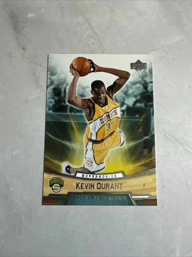 2007-08 Upper Deck NBA Rookie Box Set Kevin Durant RC #11 Supersonics