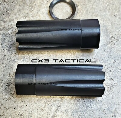 7.62x39 Smooth Linear Muzzle Brake Compensator 5/8-24 RH TPI Sound