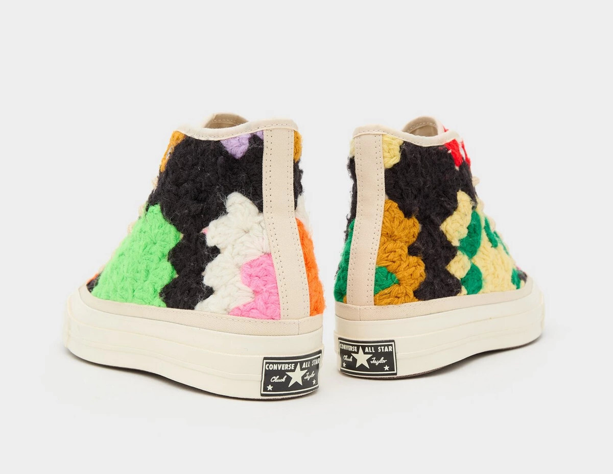 Converse Crochet Chuck 70 High Multicoloured Knit Shoes | eBay Converse Crochet Chuck 70 High Multicoloured Knit Shoes | eBay