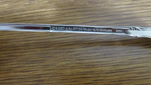 4 Iced Tea Spoons Reed & Barton Select VICTORIA 18/10 Stainless 7 3/4" - Picture 3 of 4
