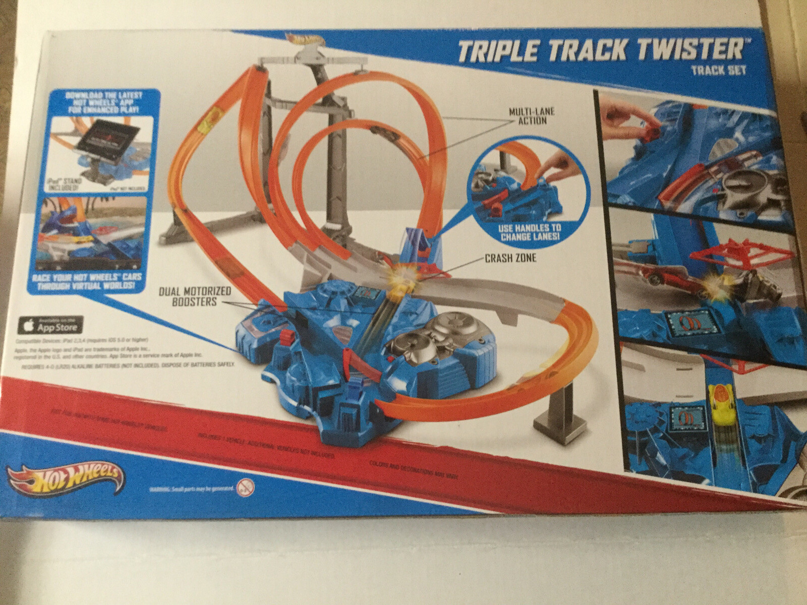 hot wheels triple track twister track set
