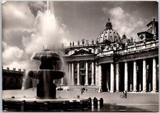Citta  Del Vaticano S. Pietro Vatican City St. Peter Real Photo RPPC Postcard