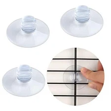 16 Pack Shower Caddy Connectors Suction Cups without Hooks for Bathroom
