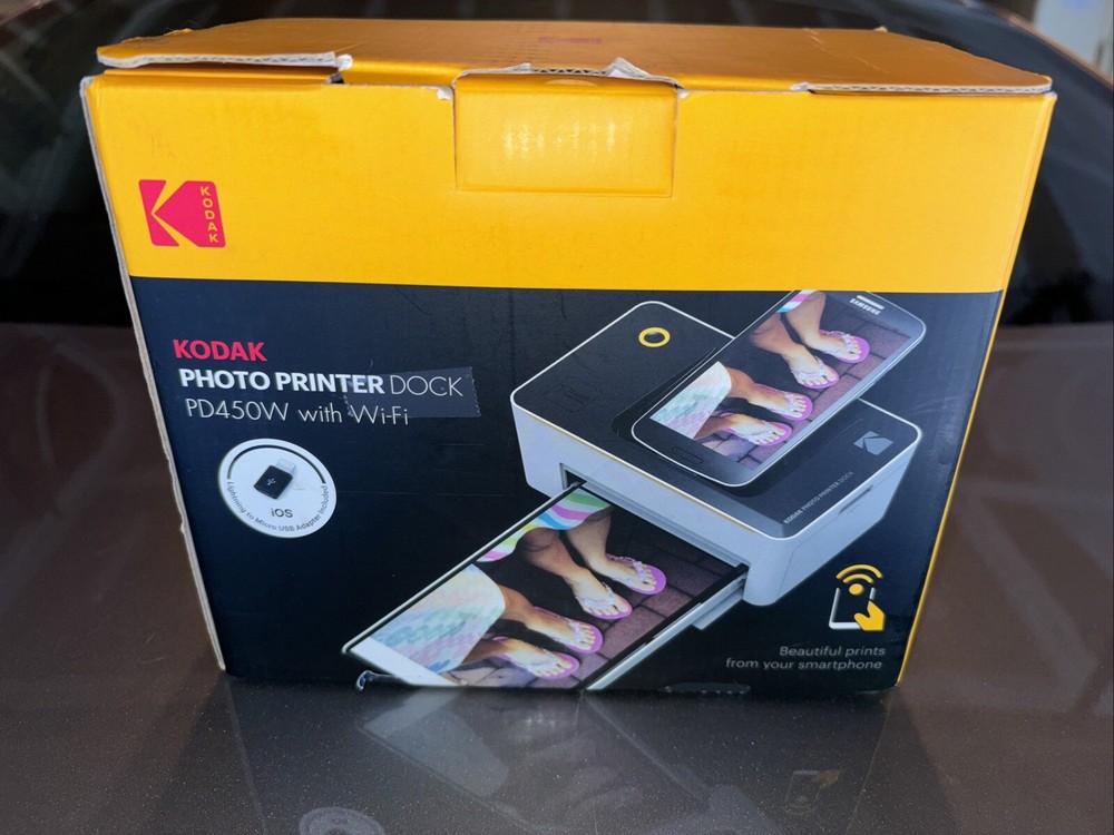 Kodak Photo Printer Dock PD450W with Wifi New in Box(23)