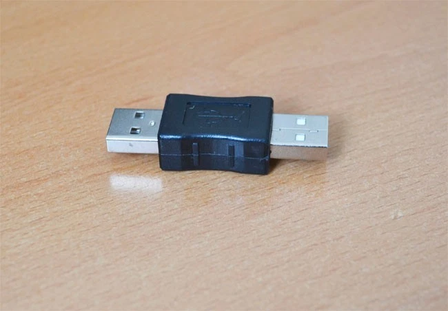 1 Pack USB 2.0 A Male to USB A Male Adapter Converter Extender Coupler - Image 2 of 2