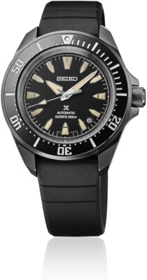 Seiko Prospex 41.7mm Automatic Men's Diver Watch (Black Band)