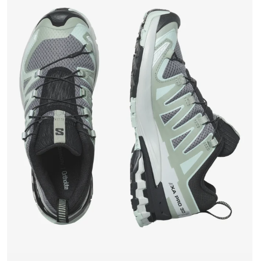 Scarpe da trail running Salomon XA Pro 3d V9 tonalità silenziosa giglio blu taglie 5 11