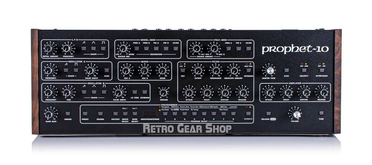 Prophet-10 Module Rev4 2026年購入 新品同様 元箱付 Prophet 10 Desktop Module, polyphonic, analog synthesizer 鍵盤楽器