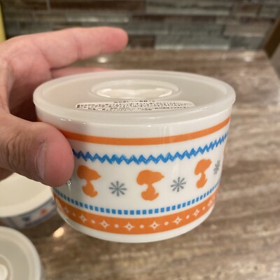 すぬ PEANUTS SNOOPY 4 Pieces Set Storage Container With Lids SN20-82-4