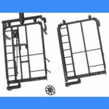 3 BAY CYLINDRICAL HOPPER END CAGES (Both ends)   ATLAS 193007 HO Scale