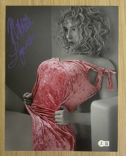 NIKKITA LYONS WWE NXT SIGNED 11X14 PHOTO BECKETT BAS