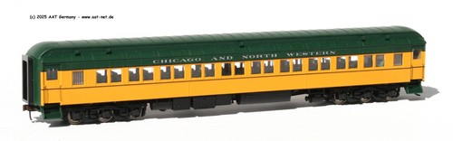 Walthers H0 932-10106 - HWT Paired Window Coach Chicago & North West., NEU & OVP | Zustand: Neu