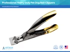 Professional Heavy Duty Pet Dog Toe Nail Clippers Gold Plated ARTMAN