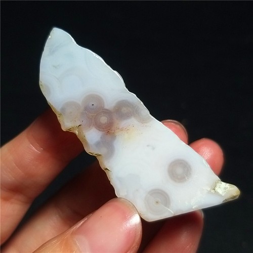 Rare 12G Natural Orbicular Ocean Jasper Rough Stone Healing Madagascar QT68 - Picture 5 of 12