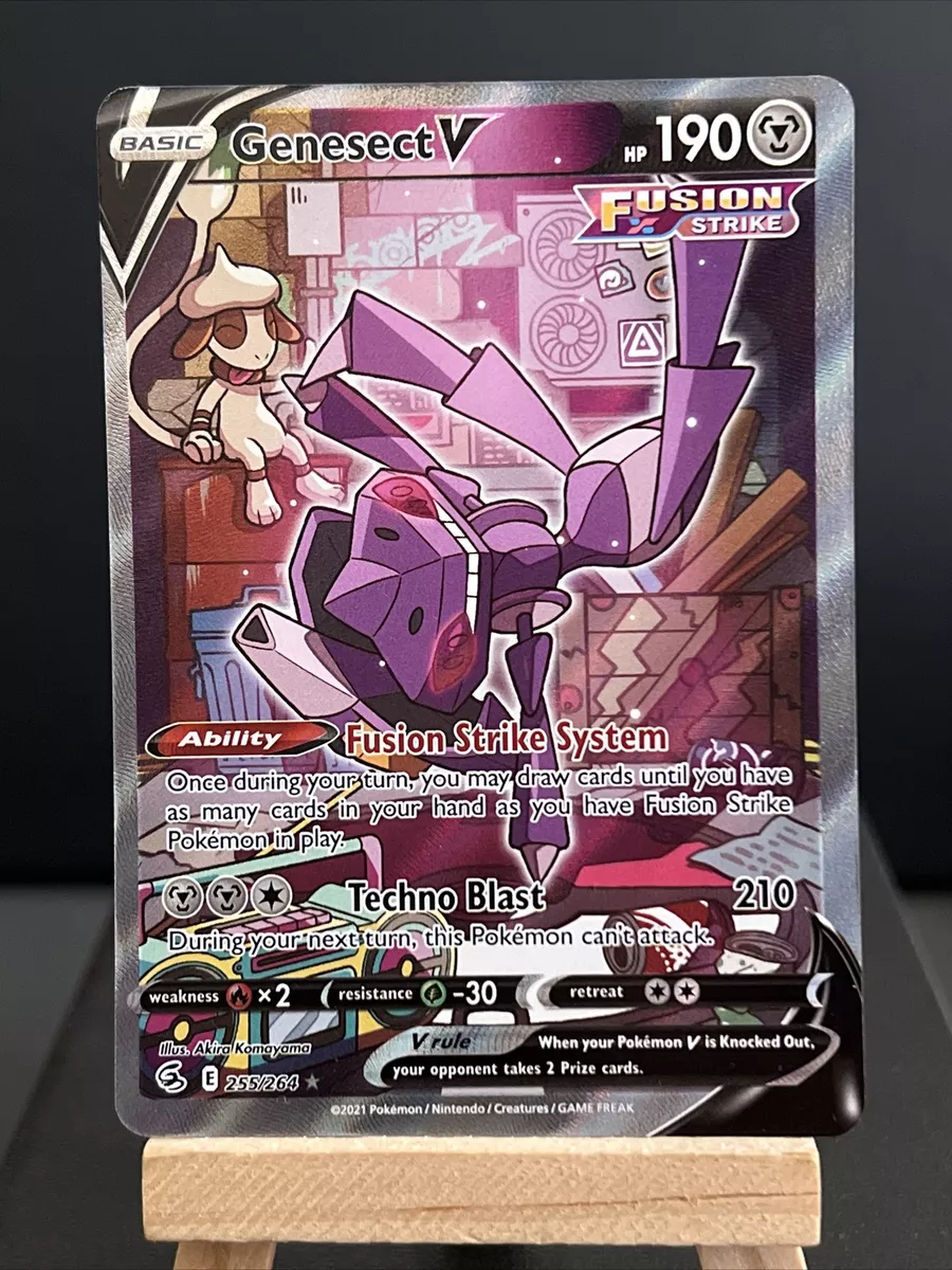 Genesect V Alternate Art Fusion Strike 255/264 Full Art