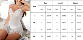 Women's Sexy Lingerie Sleepwear Babydoll Underwear Lace Dress G-String Nightwear