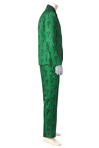 Batman 1996 Riddler Full Set Uniform Cosplay Costume Halloween - Bild 4 von 10